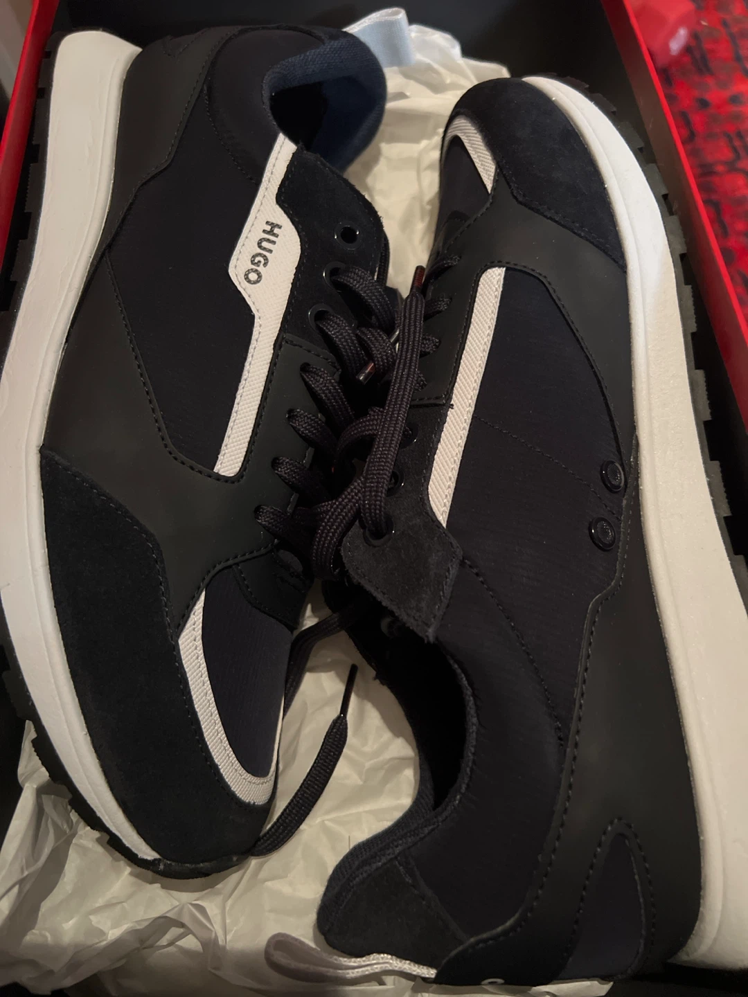 HUGO Black Sneakers size 42 - photo 2