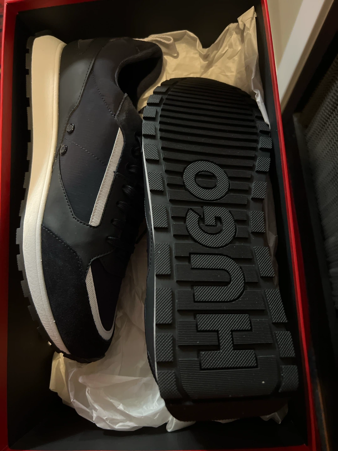 HUGO Black Sneakers size 42 - photo 3