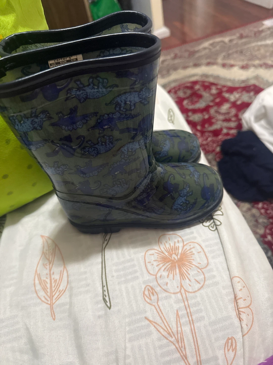 Carter's Kids Dinosaur Rain Boots Size 10M - photo 2