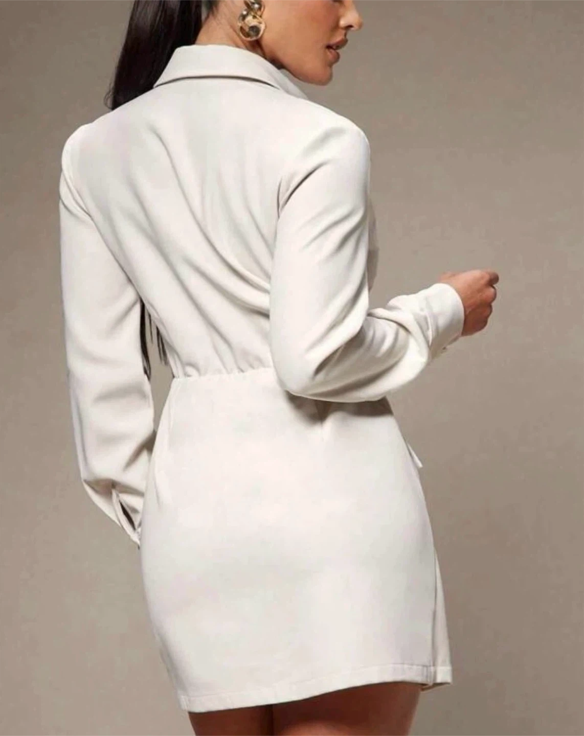 NEW Button-Down Blazer Dress - photo 2