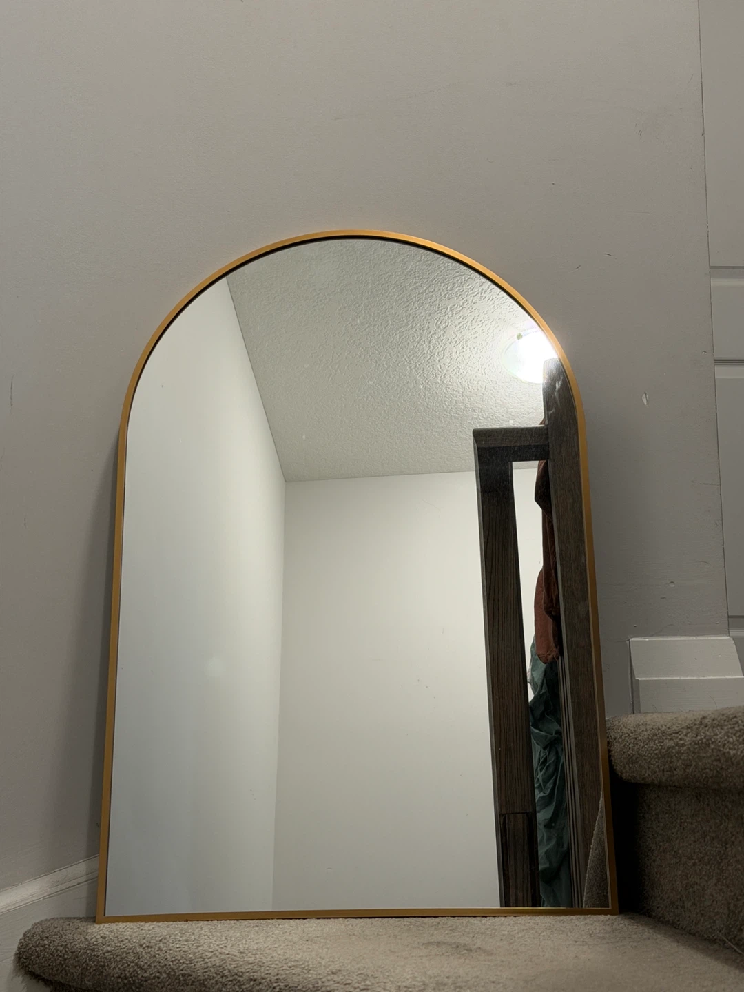 Arched Wall Mirror Gold