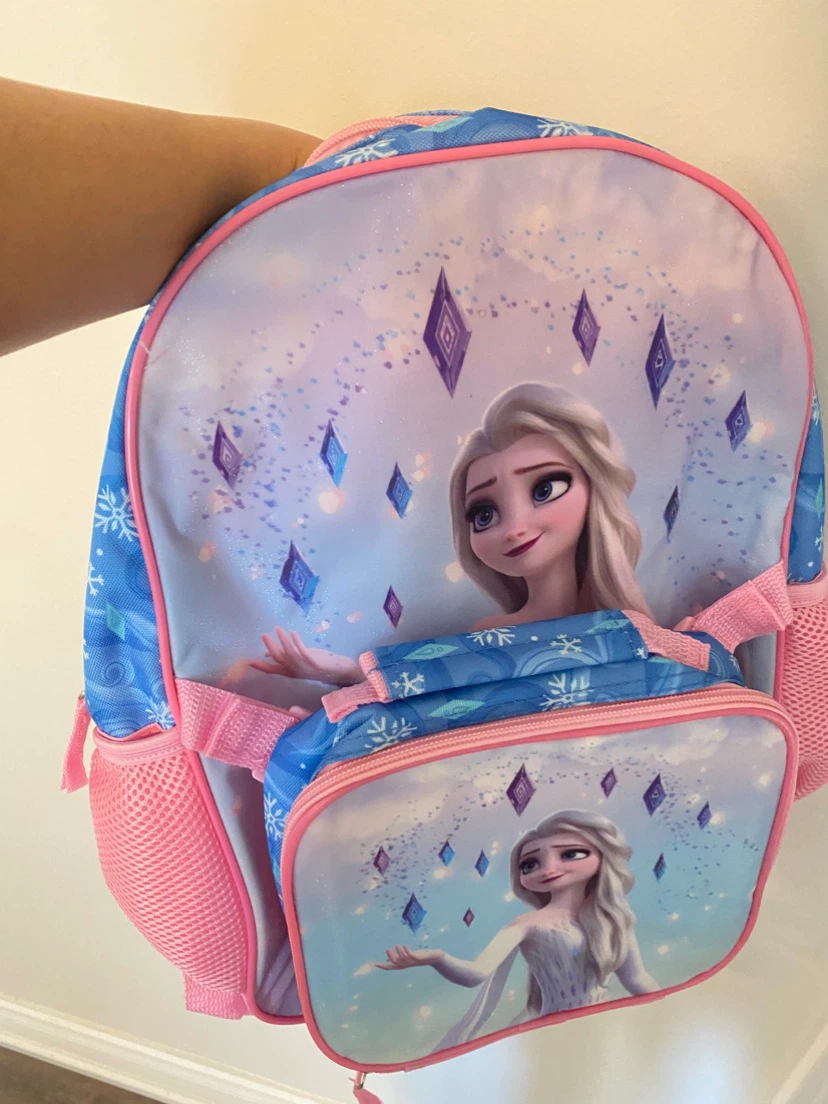 Disney Frozen Elsa Backpack with Attached Lunch Bag - photo 4