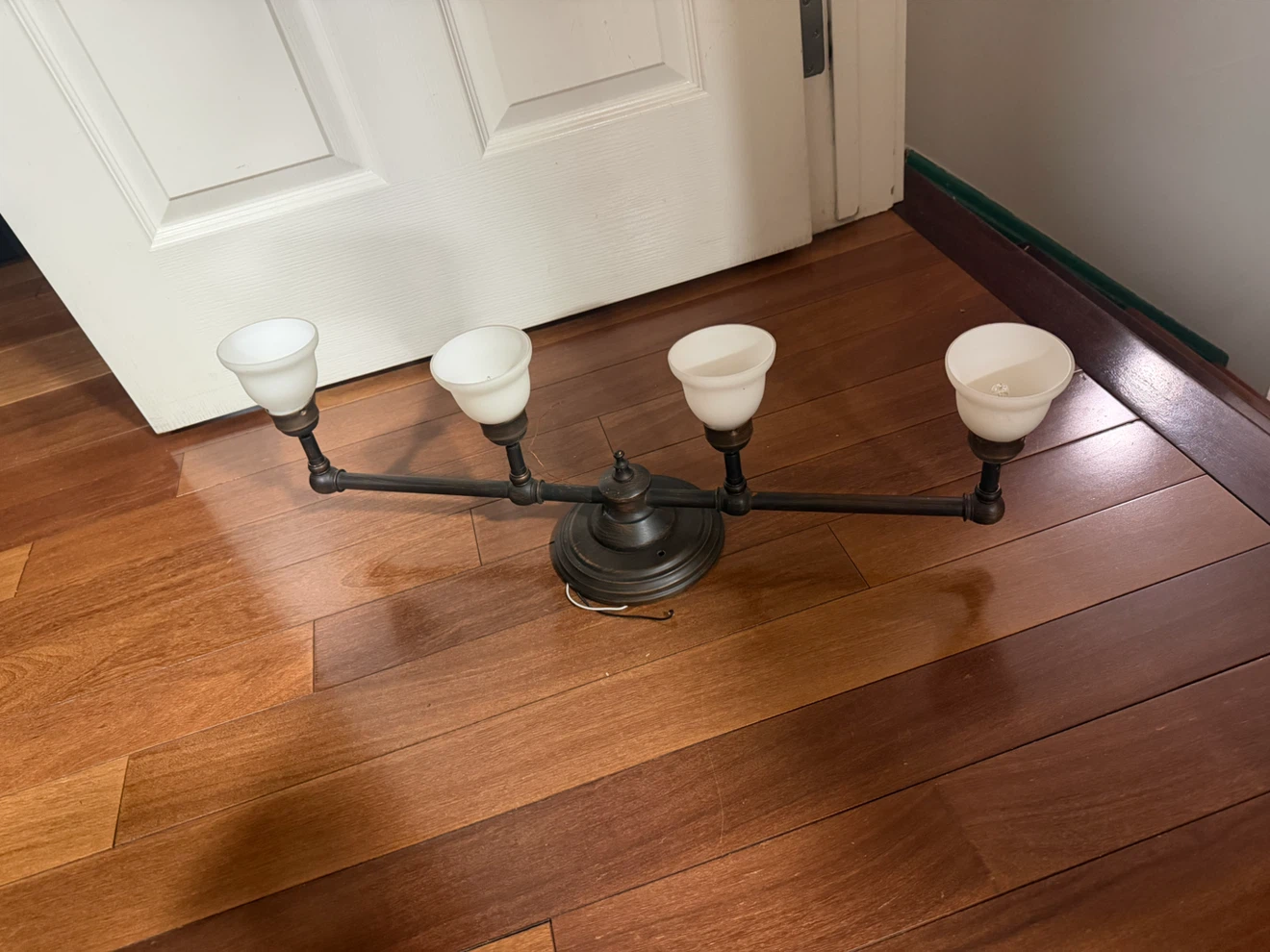 4-Light Bronze Track Ceiling Light Fixture - photo 2