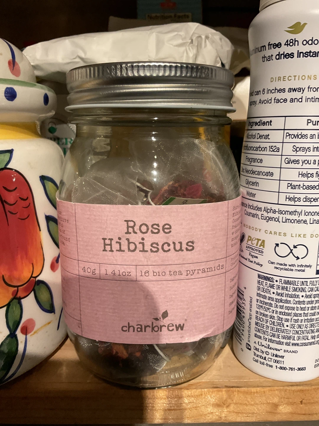 Charbrew Rose Hibiscus Tea Pyramids