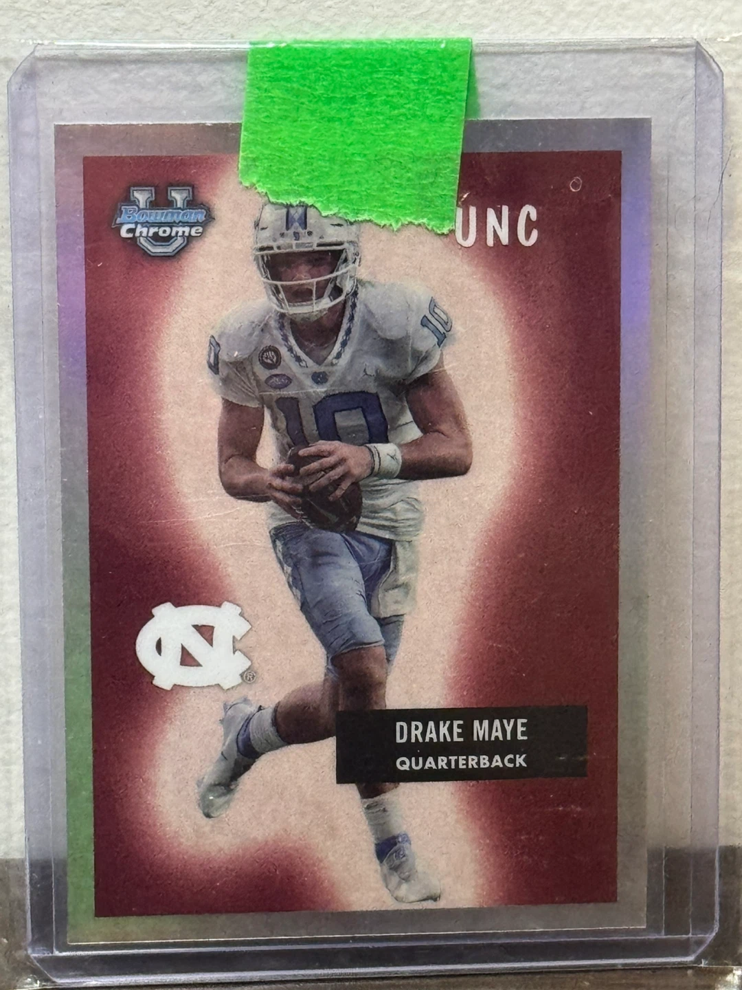 Drake Maye Bowman Chrome UNC Trading Card