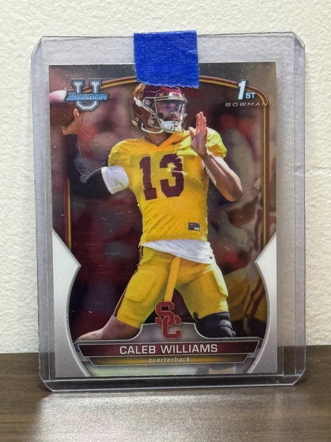 Caleb Williams 2023 Bowman U 1st Bowman Card