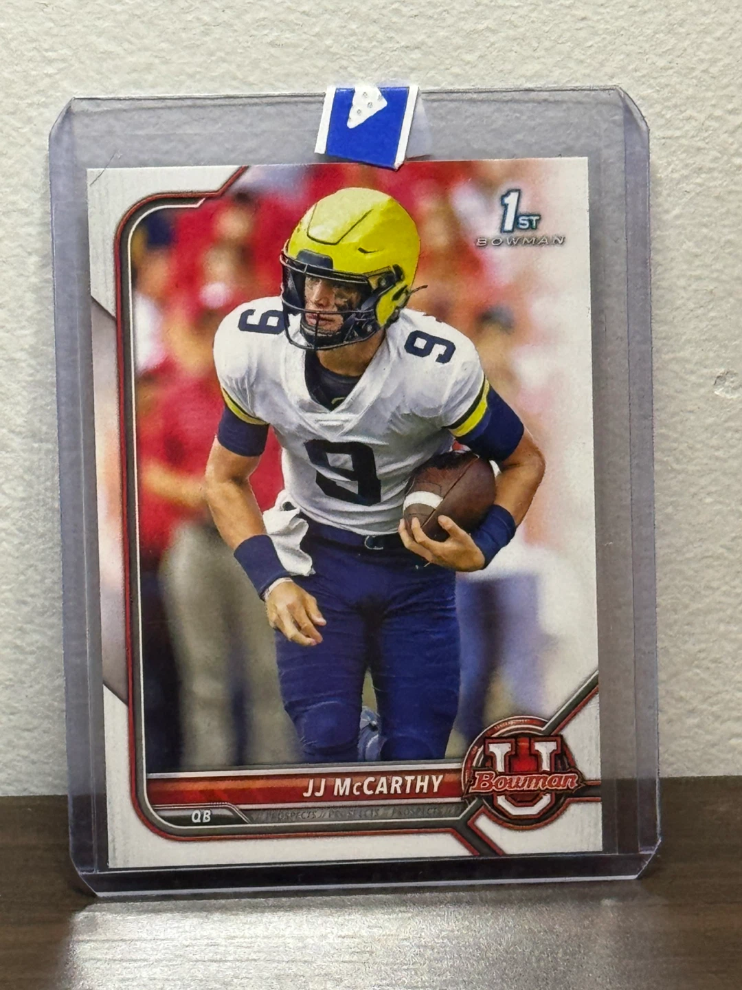 JJ McCarthy 1st Bowman U Football Card