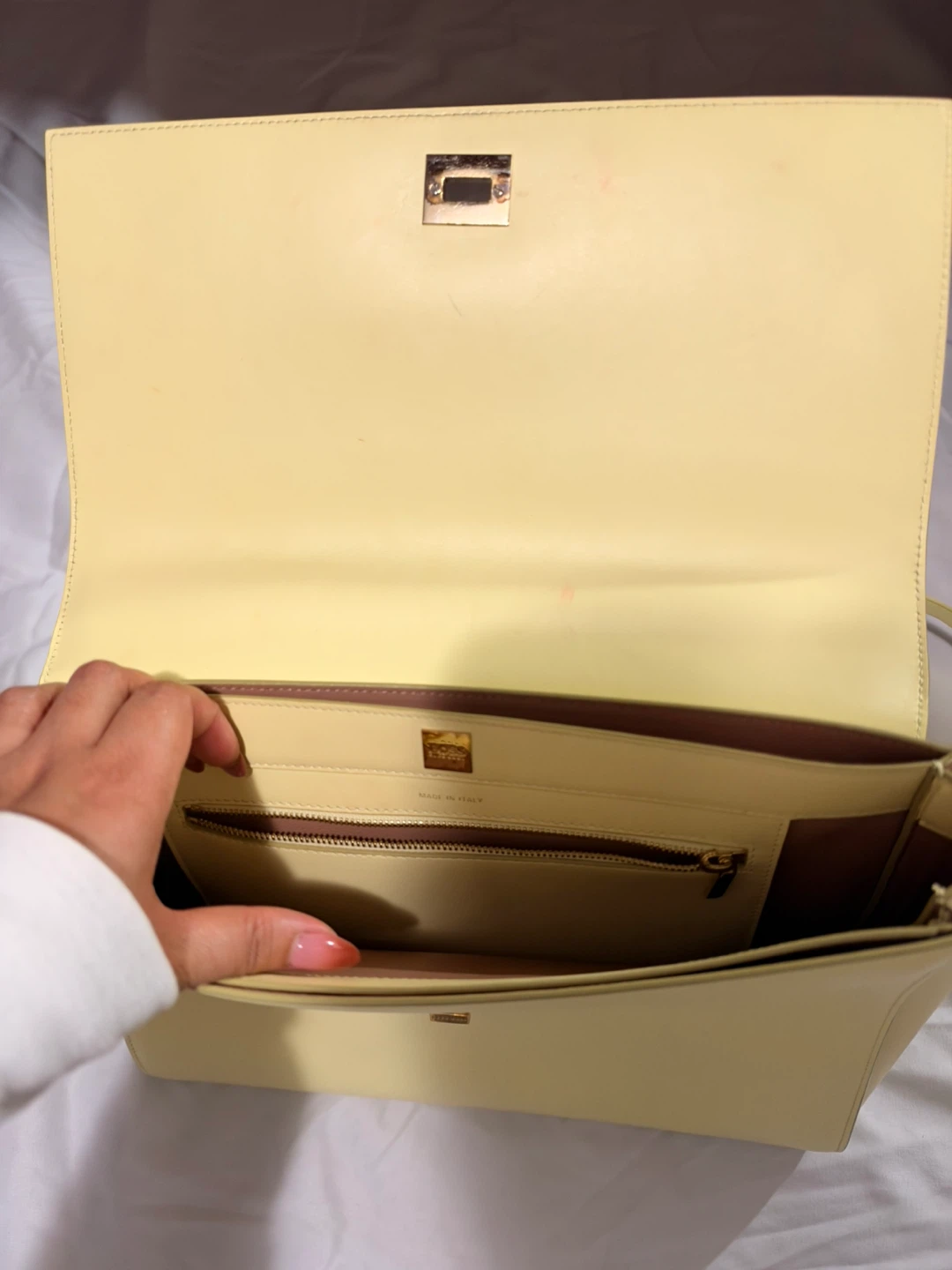 Boss Hugo Boss Yellow Leather Handbag - photo 2