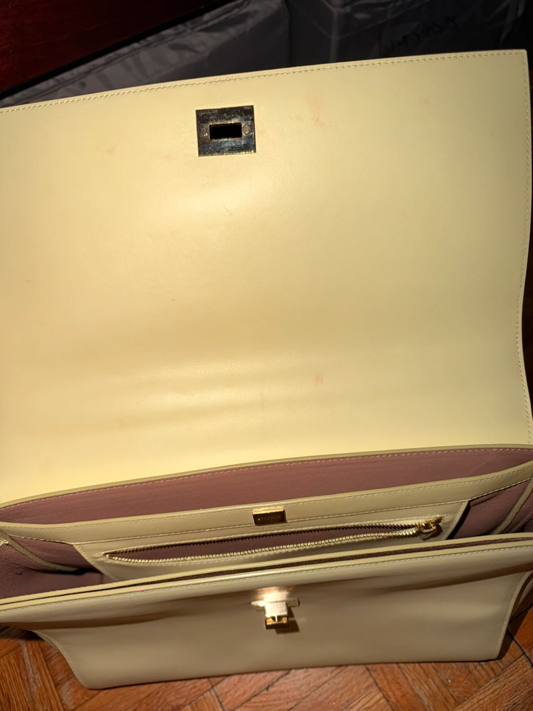 Boss Hugo Boss Yellow Leather Handbag - photo 3