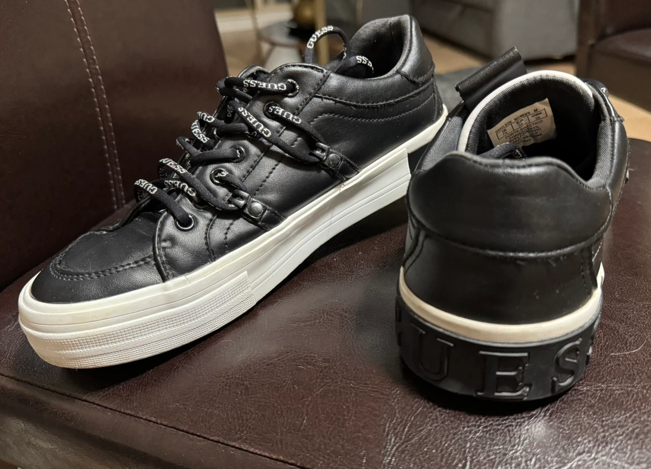 Guess Women's Sneakers - Black - Size 7.5 - photo 4