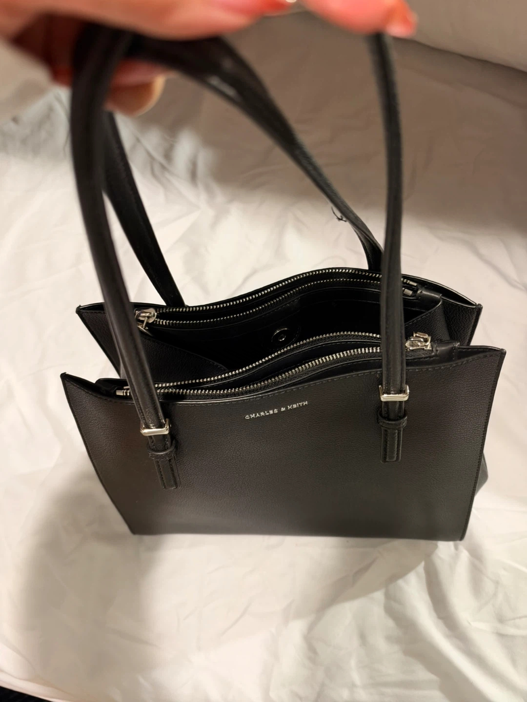 Charles & Keith Black Tote Bag - photo 2