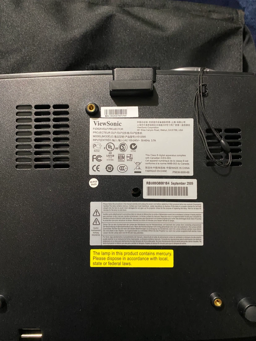 ViewSonic PJD6251 DLP Projector *** - photo 3