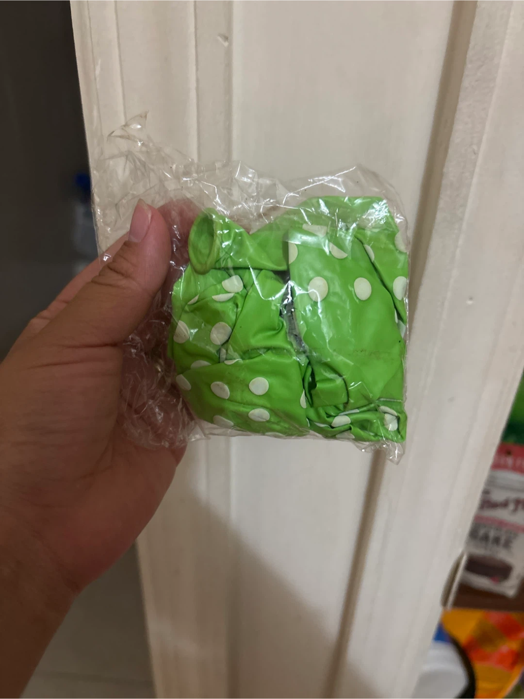 Green Polka Dot Balloons