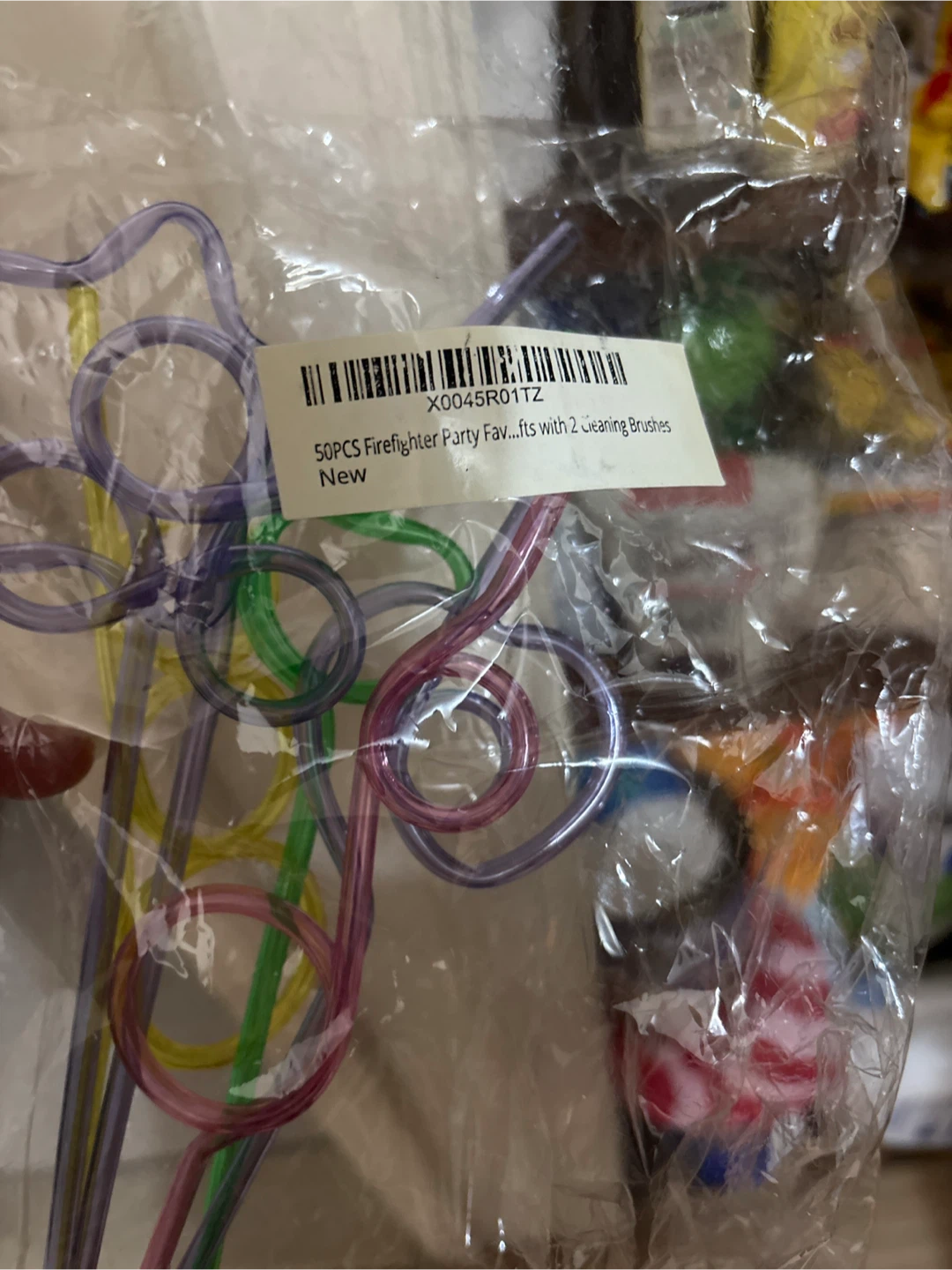 50 Piece Reusable Curly Straw Set - photo 2
