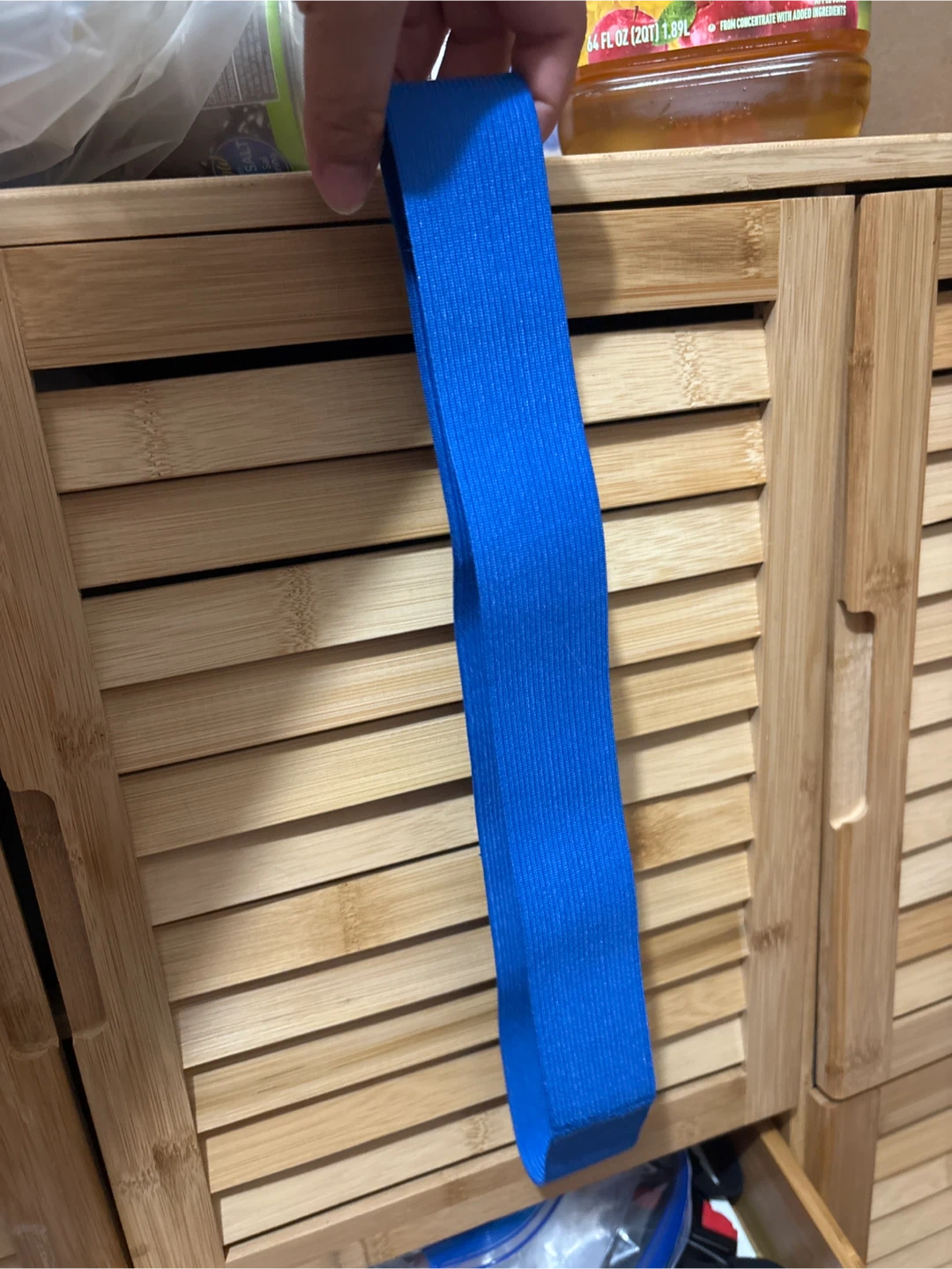 Blue Resistance Bandfor towel