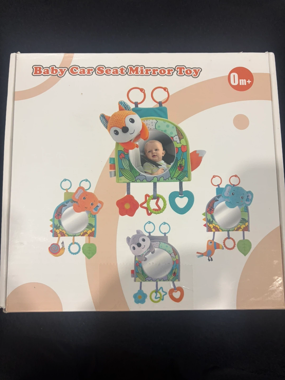 Faticenic Baby Car Seat Mirror Toy