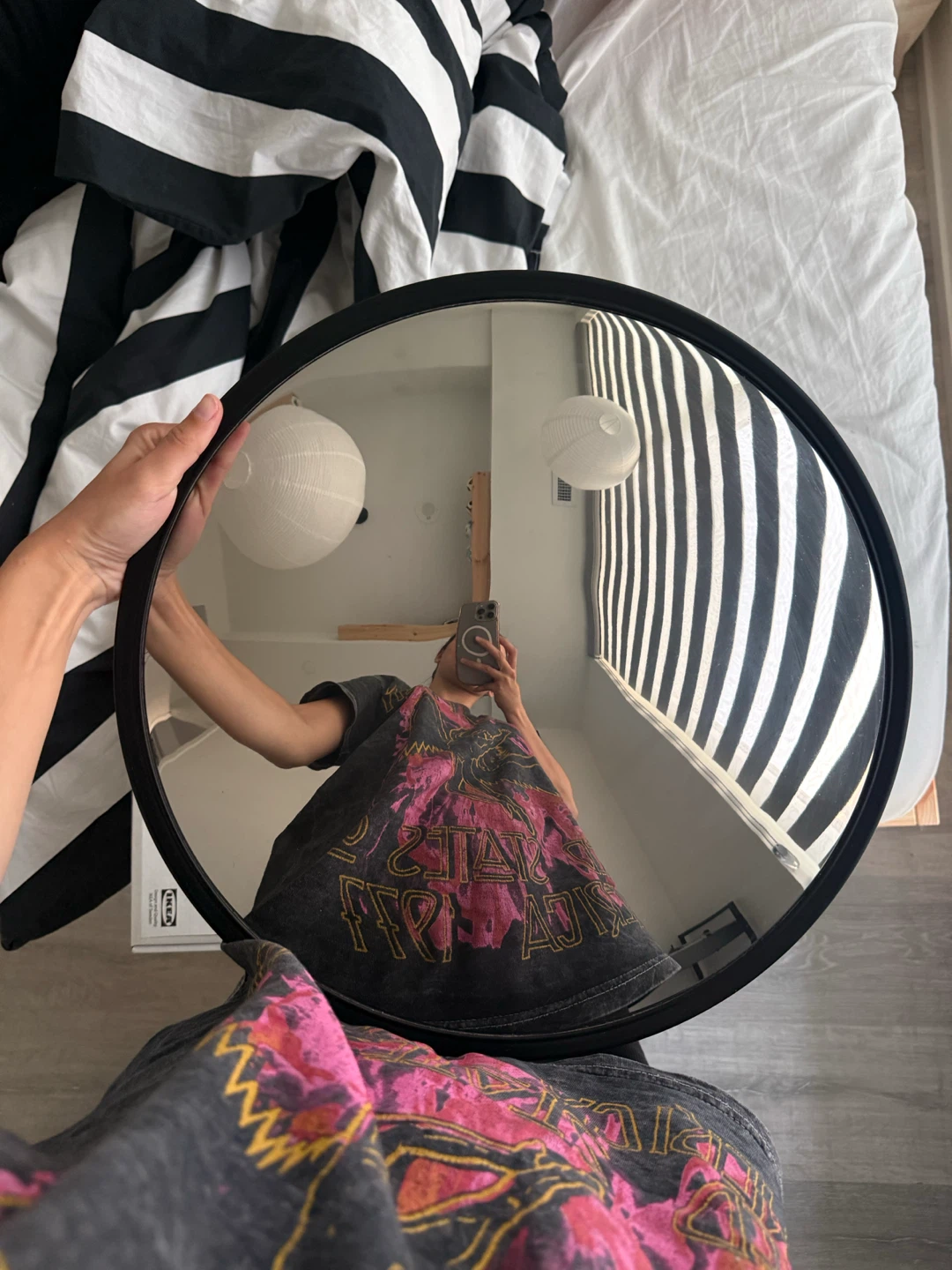 IKEA SVARTBJÖRK Round Mirror