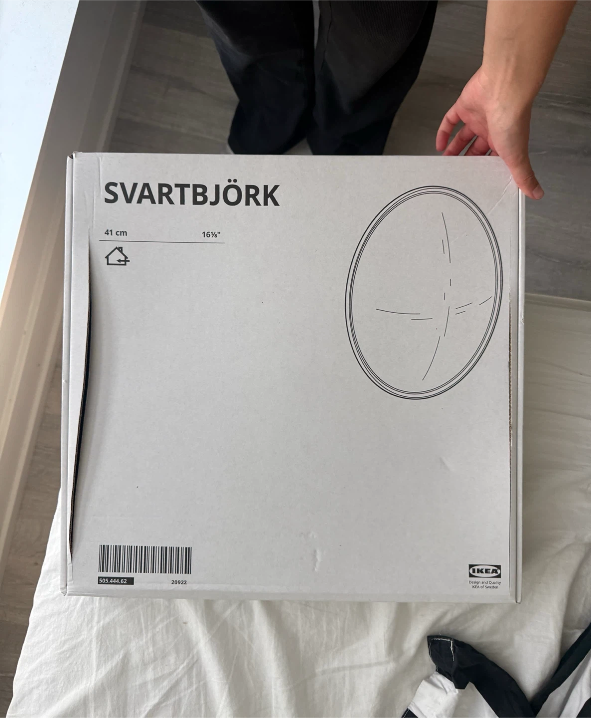 IKEA SVARTBJÖRK Round Mirror - photo 2