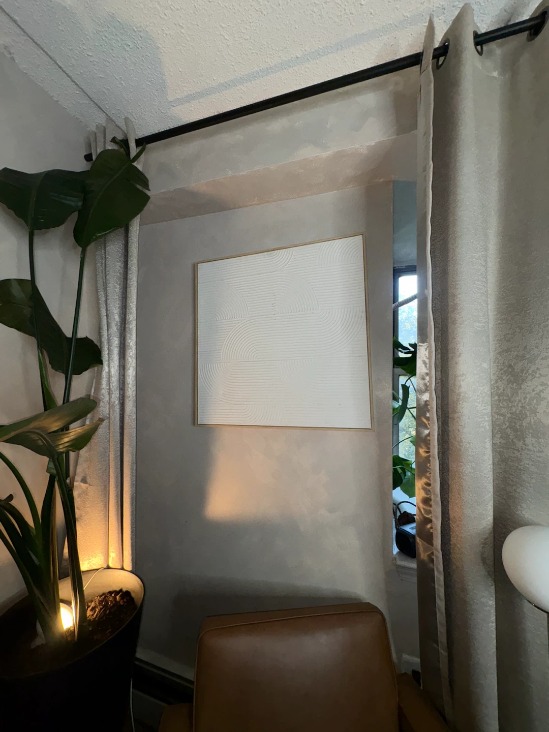 Textured White Geometric Wall Art - photo 4