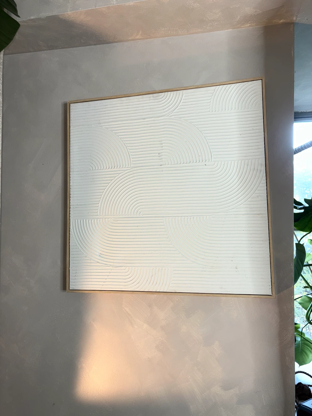 Textured White Geometric Wall Art - photo 5