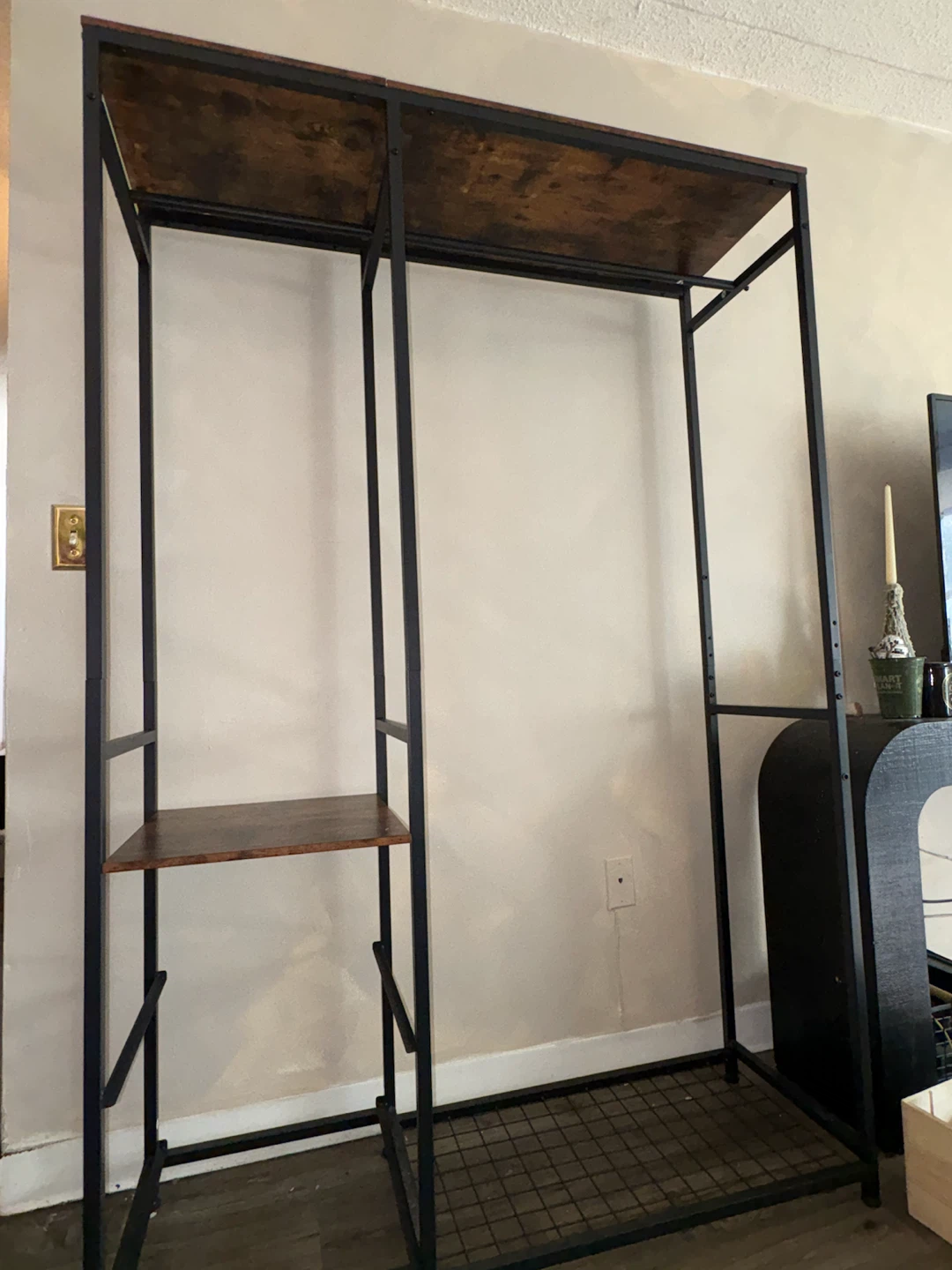 Industrial Style Clothing Rack - photo 2