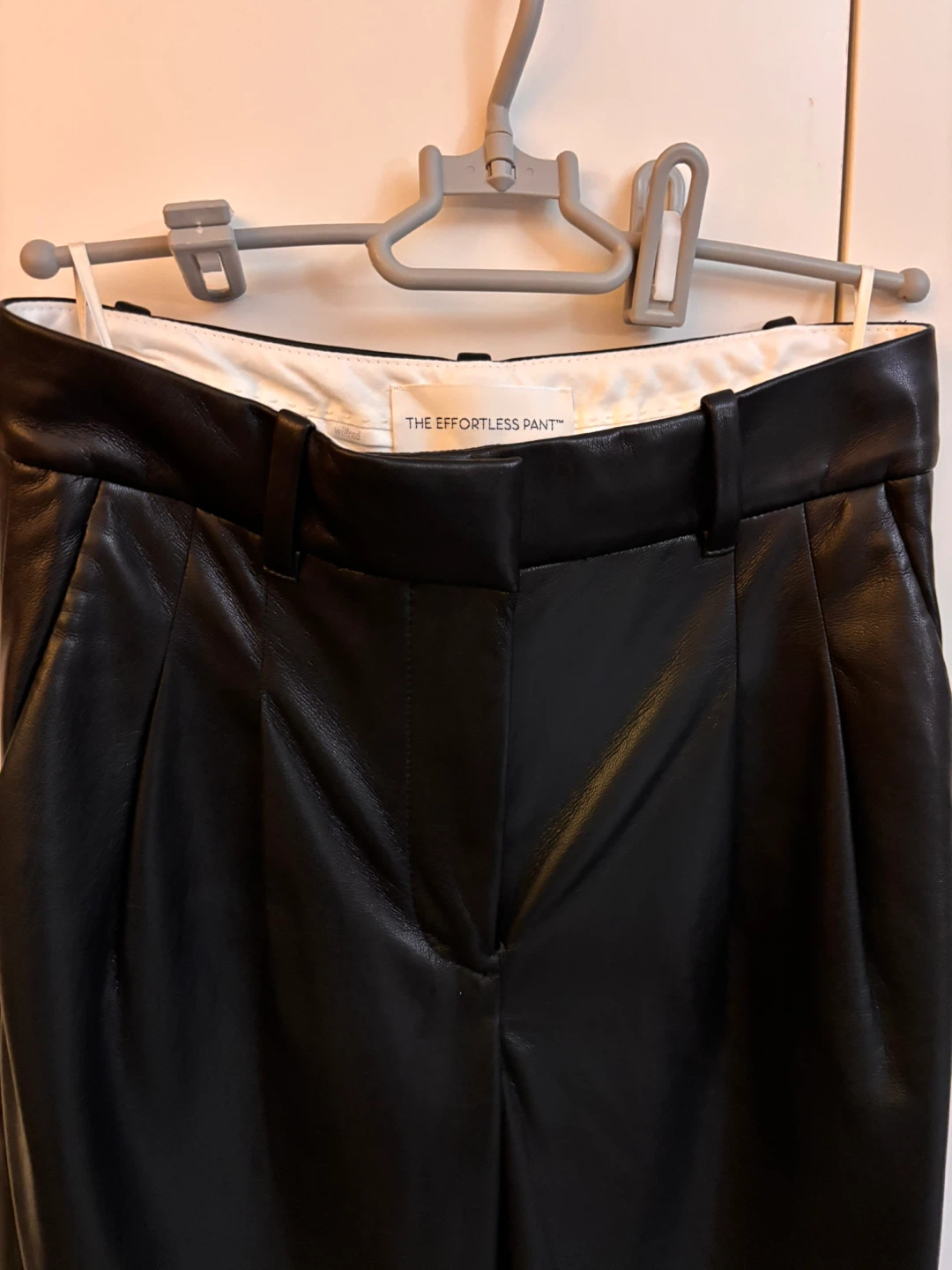 Wilfred The Effortless Pant Vegan Leather Black Size 0 - photo 2