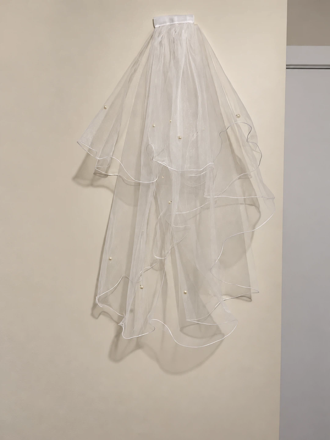 2 x White Wedding Veil(mid & long)