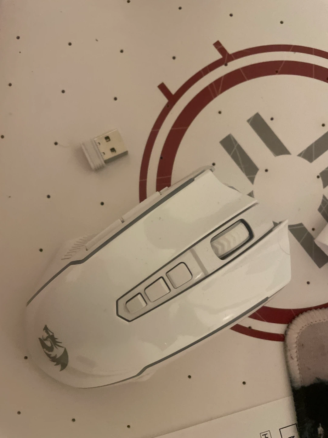 Redragon Wireless Gaming Mouse - White