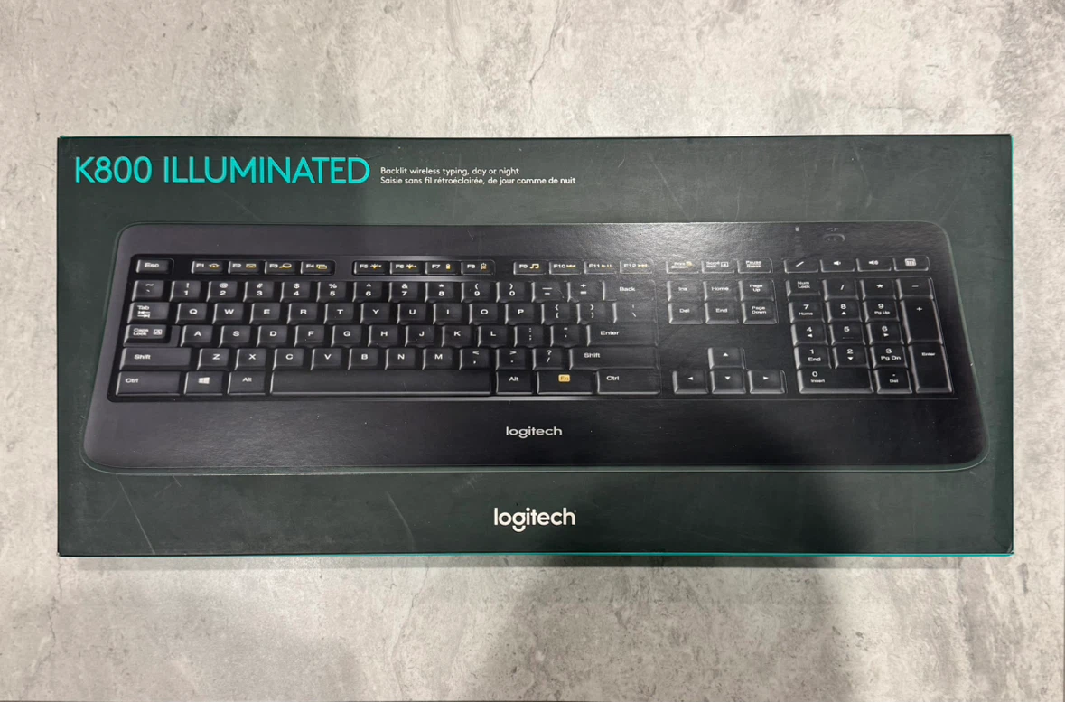 Logitech K800 Illuminated Wireless Keyboard