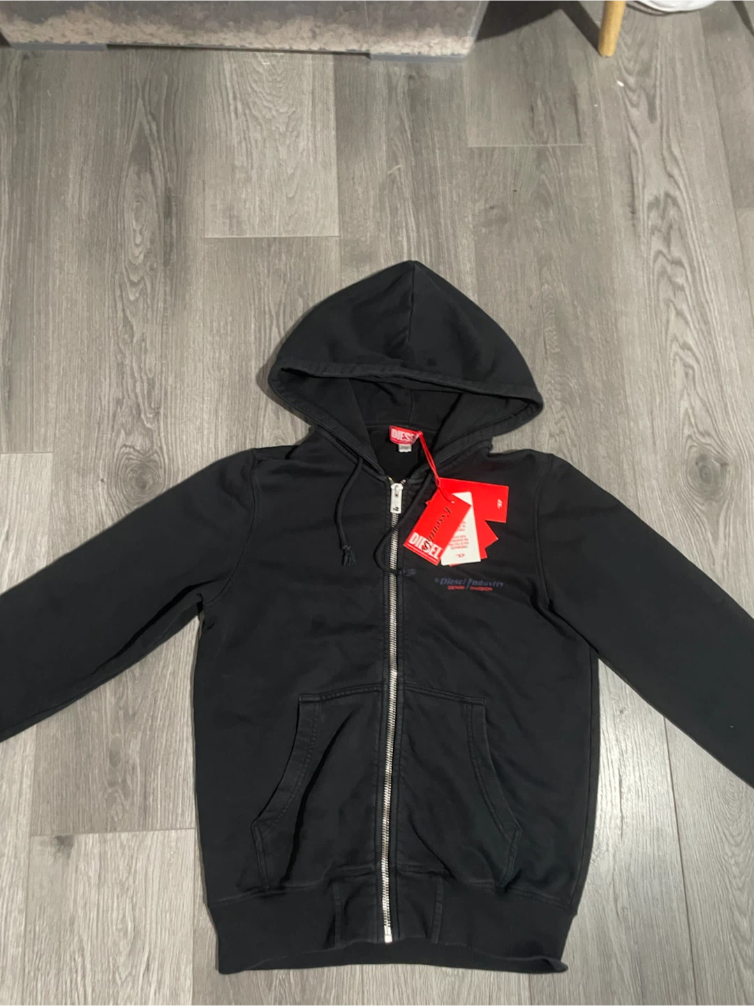New Diesel S-Ginn-Hood-Zip Sweatshirt - photo 3