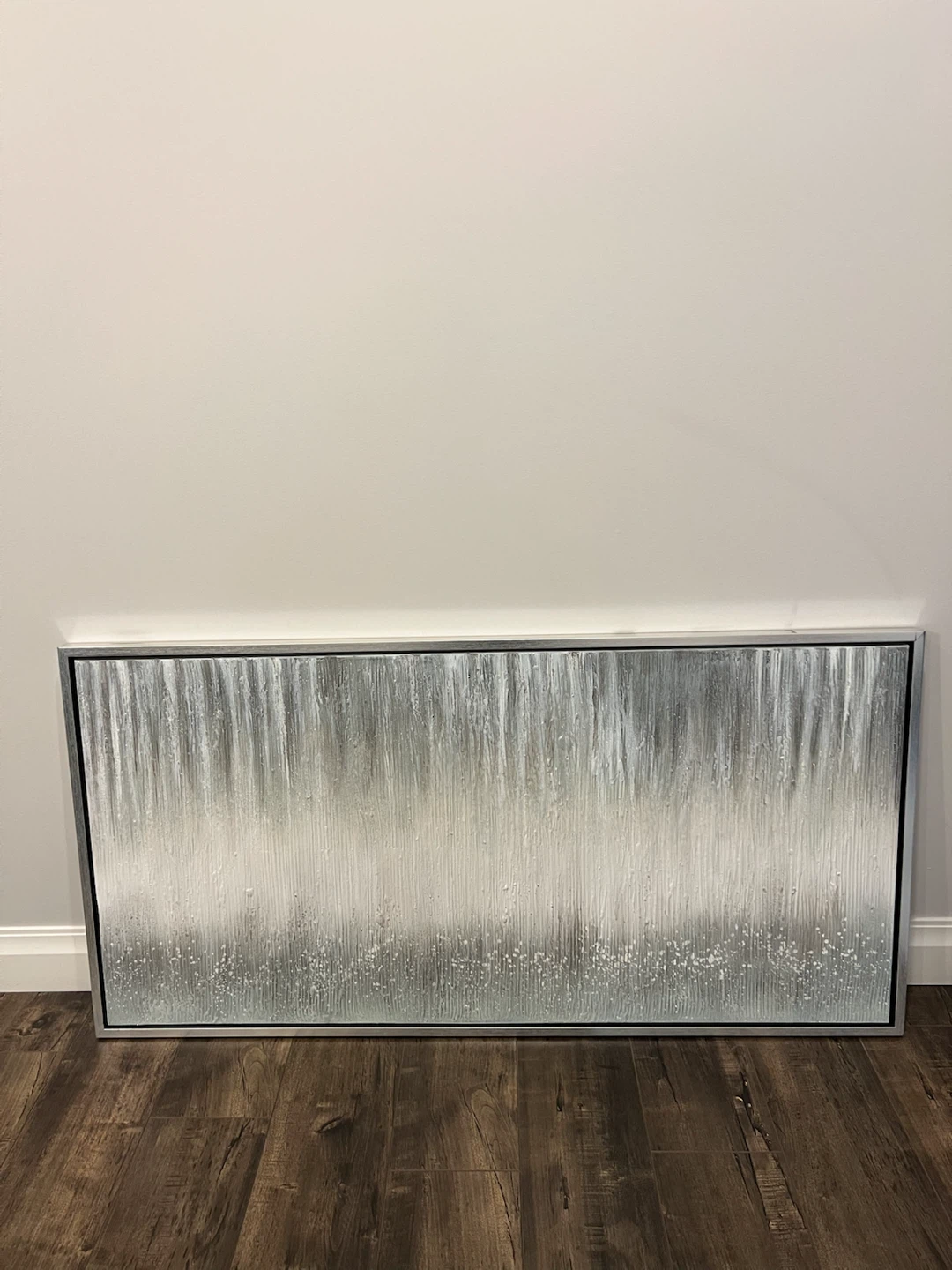Large Metallic Abstract Textured Wall Art