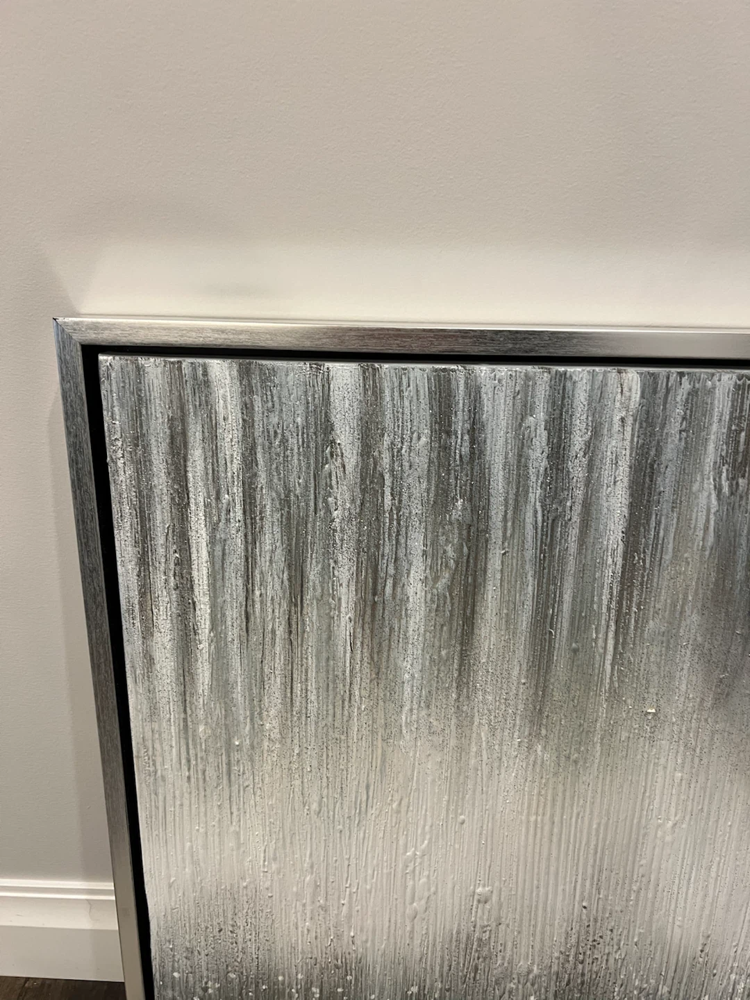 Large Metallic Abstract Textured Wall Art - photo 2