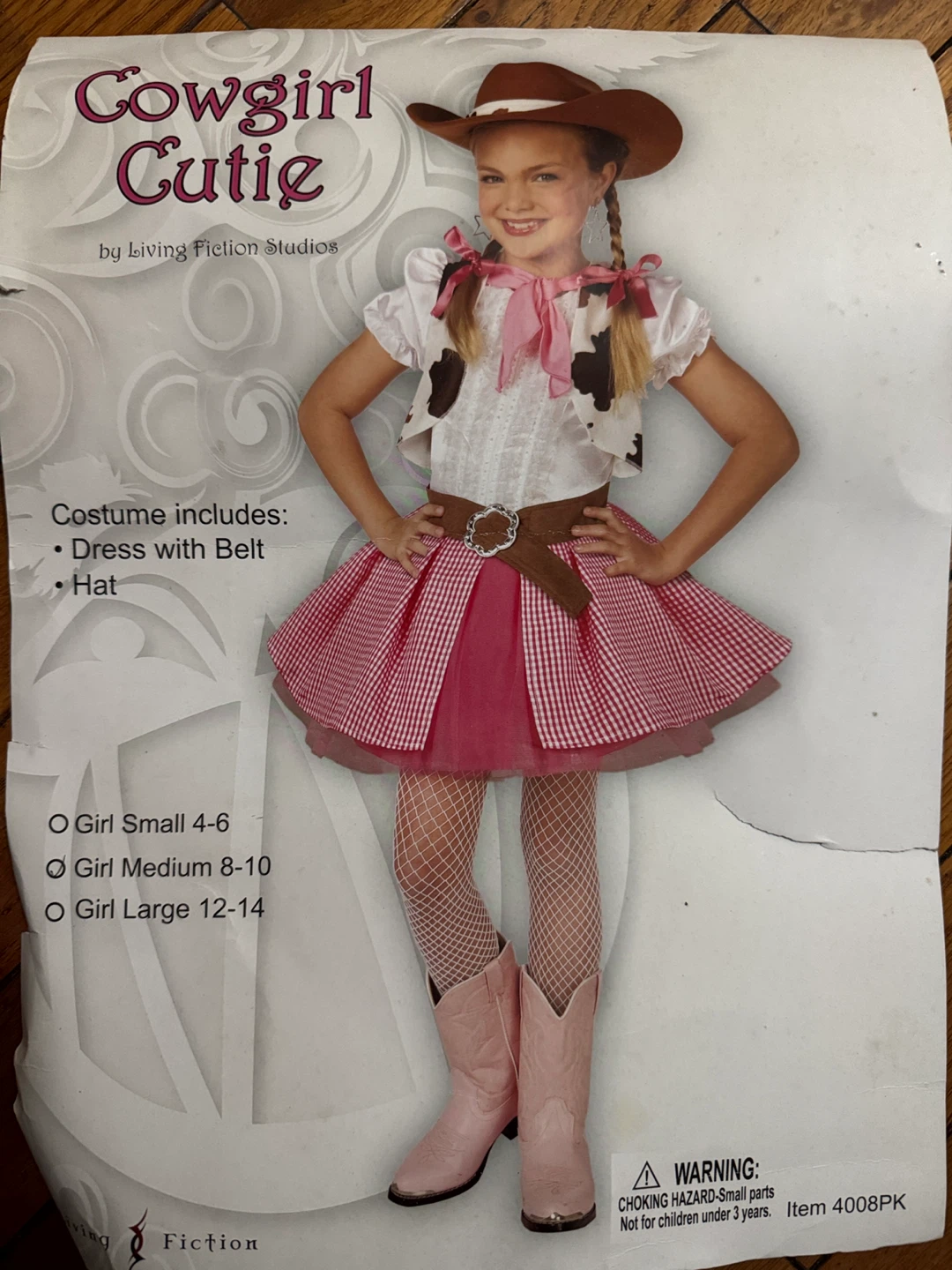 Living Fiction Studios Cowgirl Cutie Costume Medium