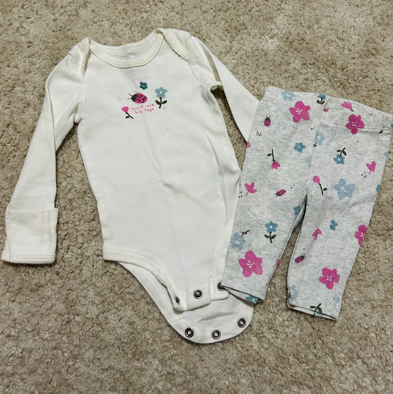 Carter's Newborn Floral Outfit Set - photo 2