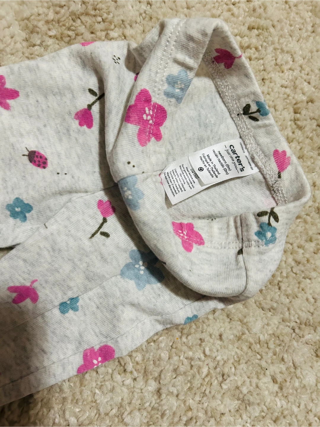 Carter's Newborn Floral Outfit Set - photo 3