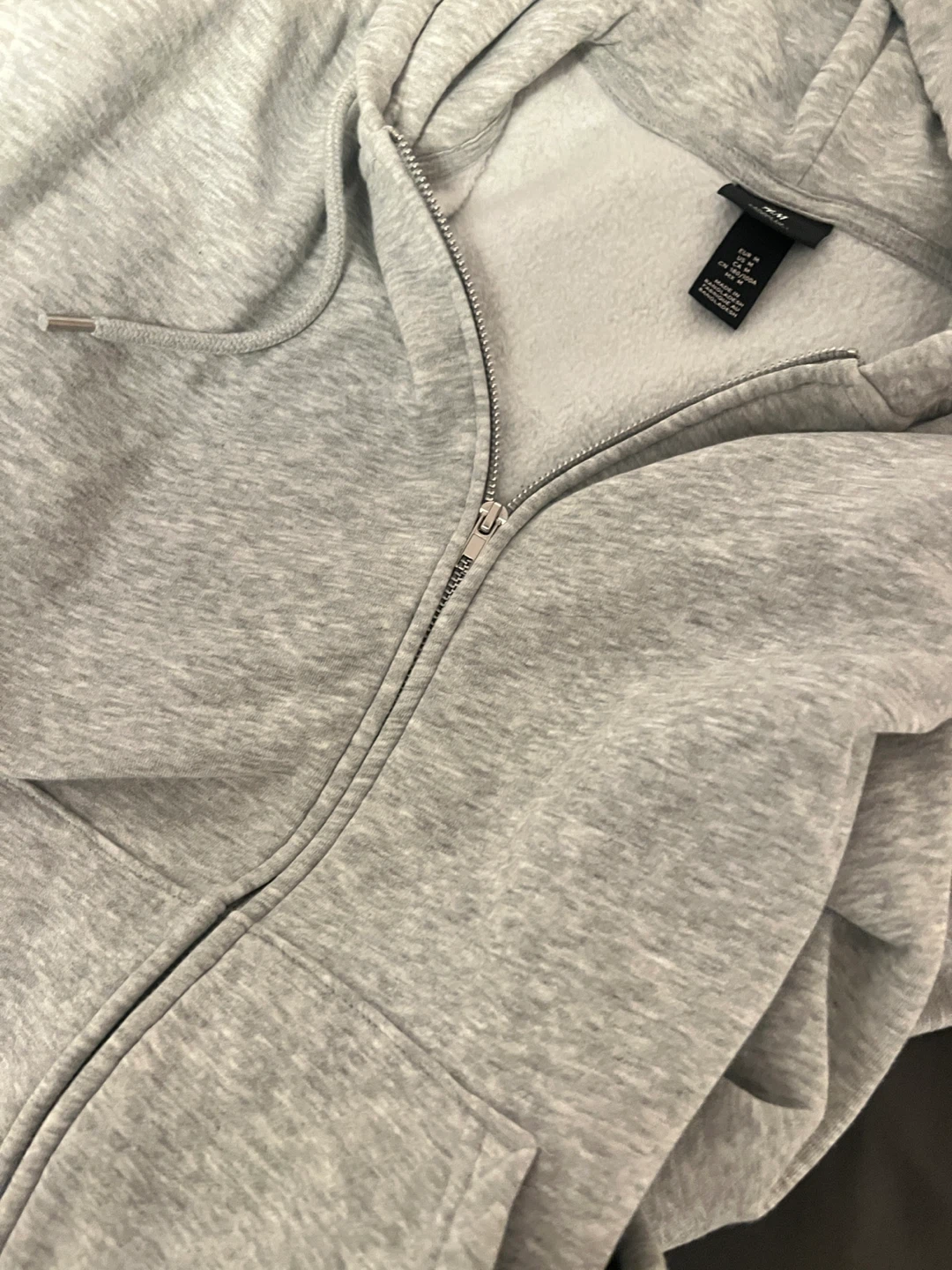 H&M Grey Zip Up Hoodie - photo 3