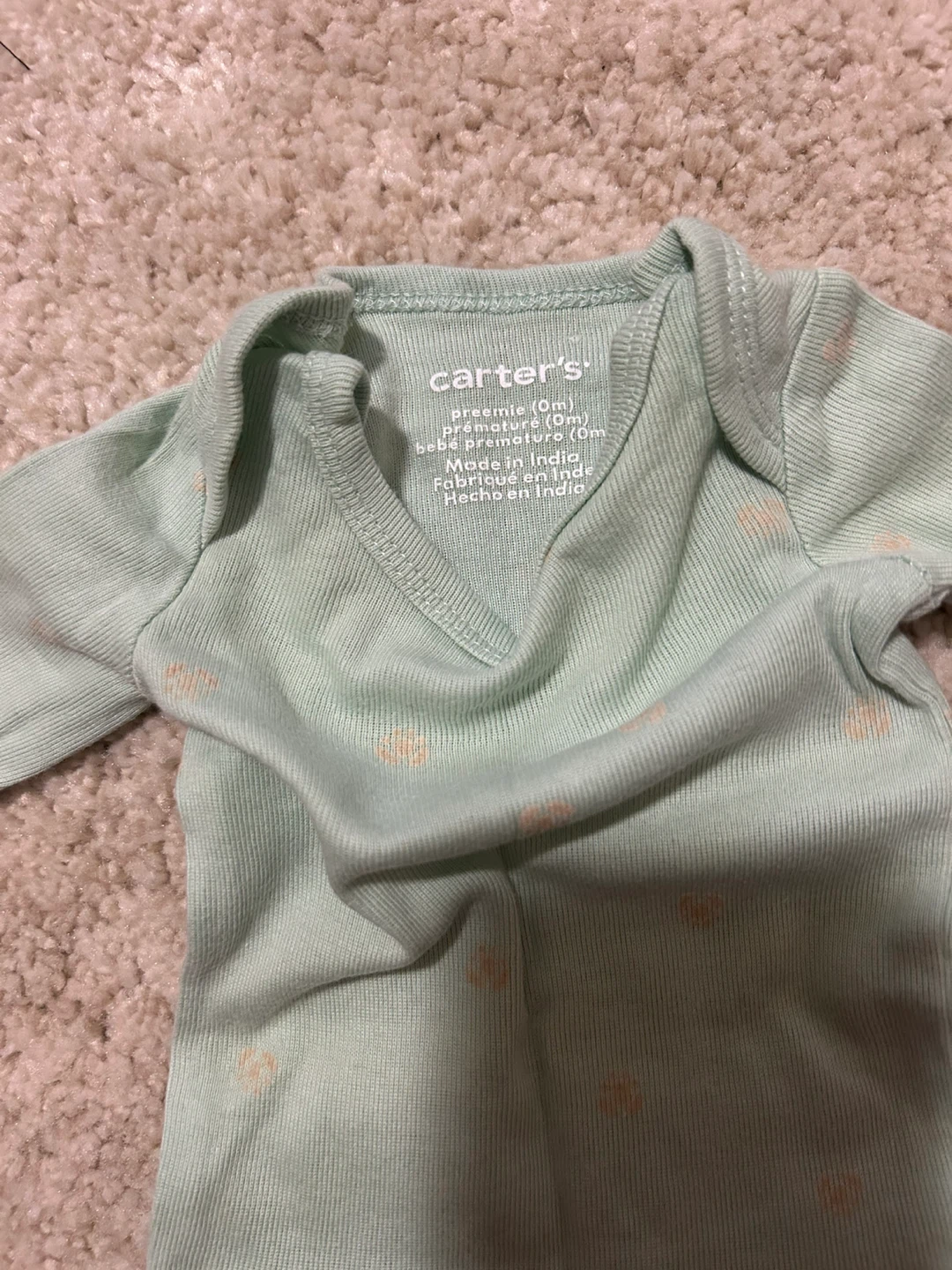Carter's Preemie Long Sleeve Bodysuit - photo 2