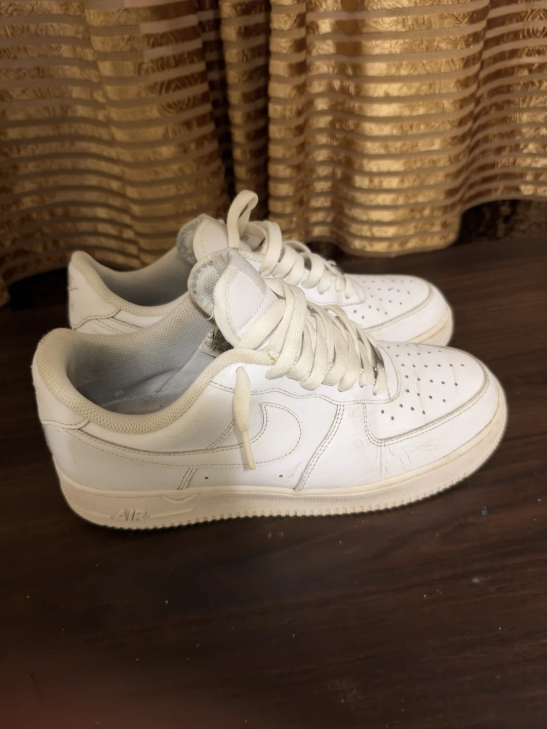 Nike Air Force 1 White Sneakers - photo 2