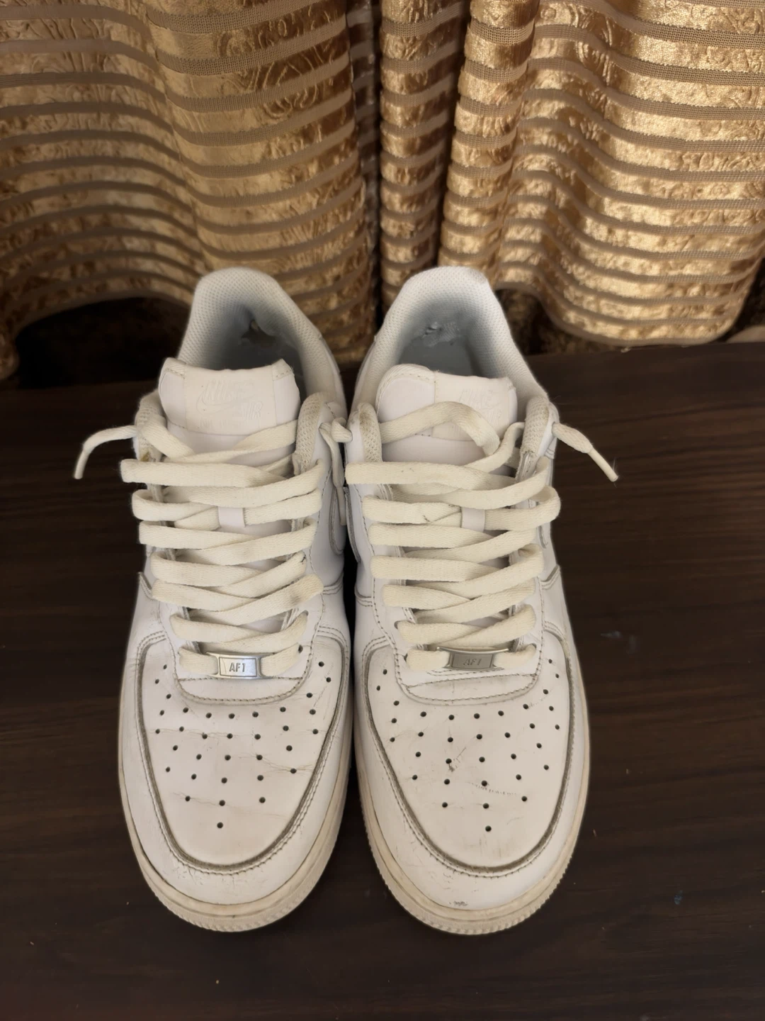 Nike Air Force 1 White Sneakers - photo 3