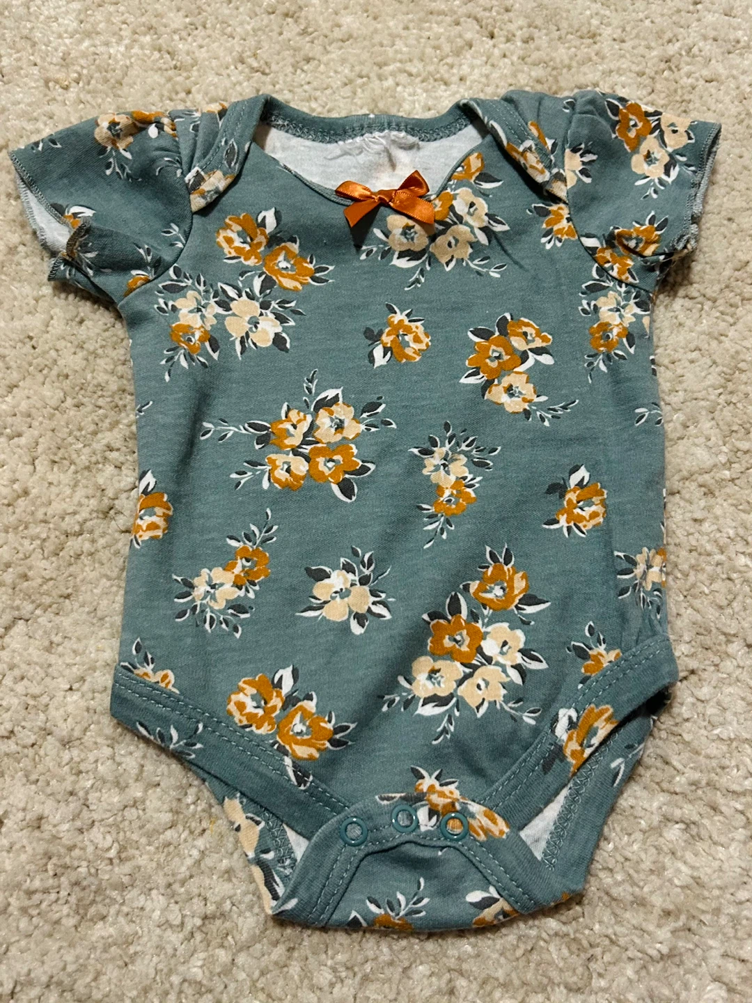 Floral Baby Bodysuit