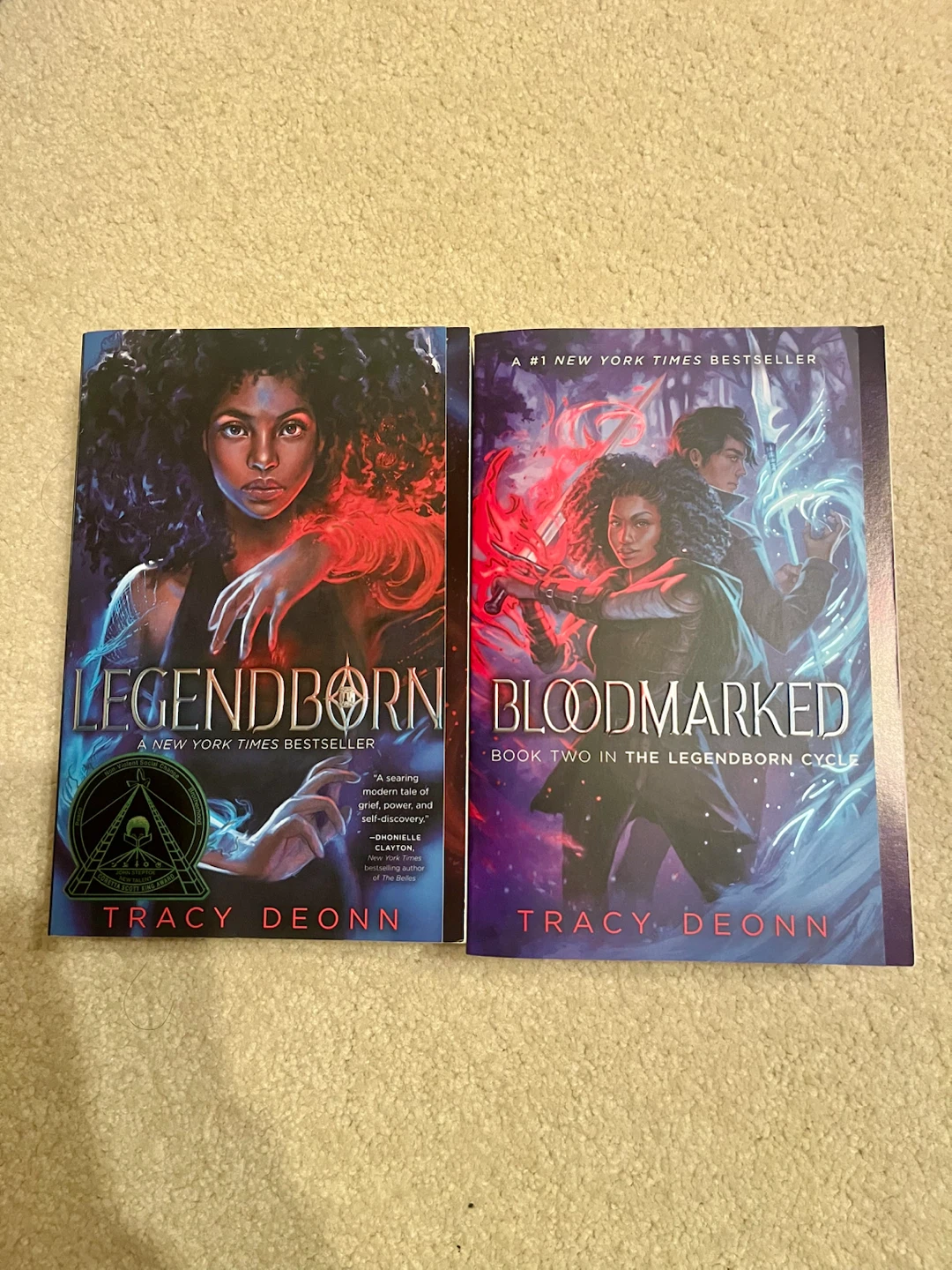 Legendborn and Bloodmarked by Tracy Deonn