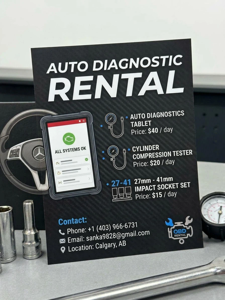 Auto Diagnostic and Tool Rental