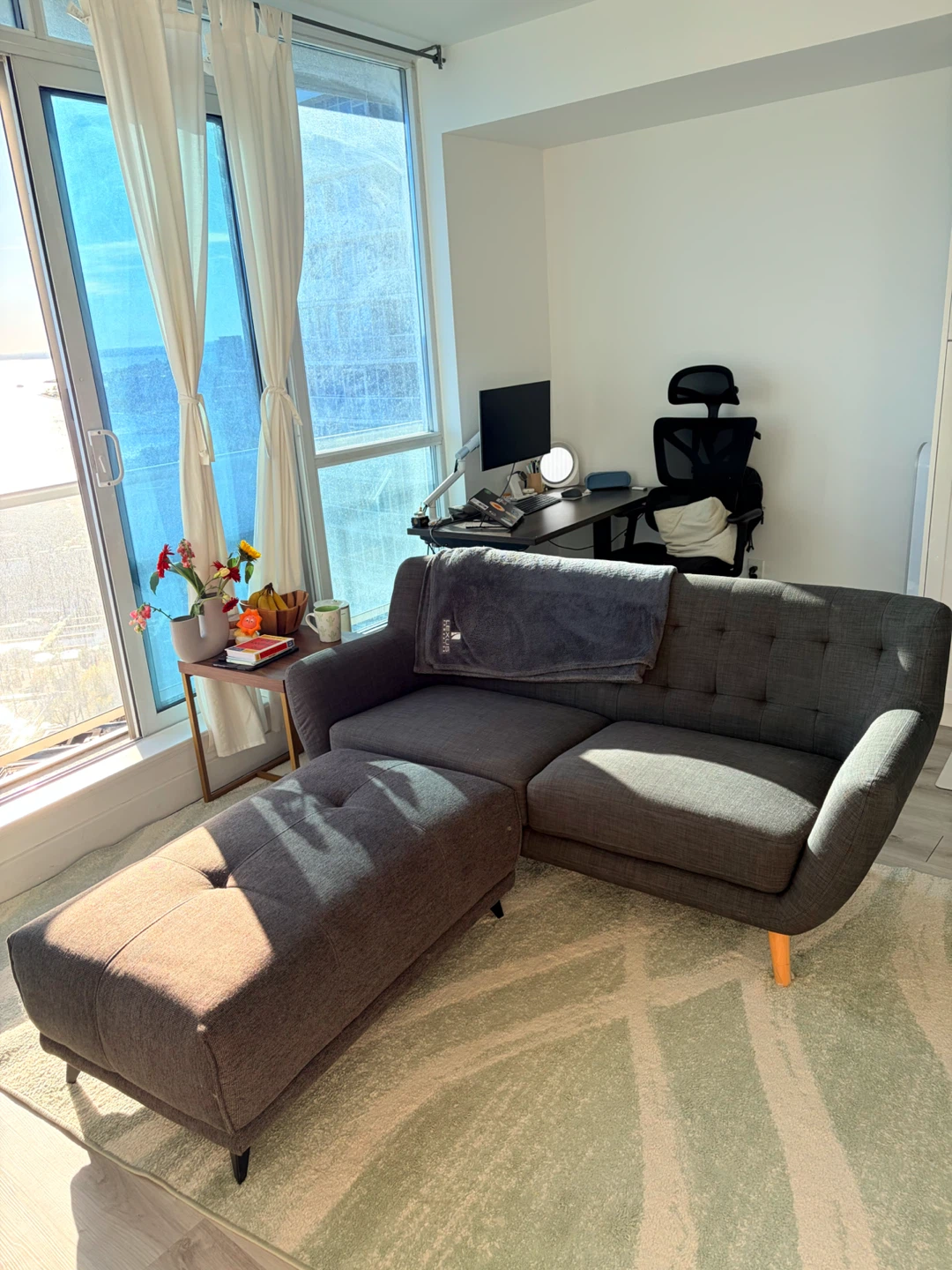 STRUCTUBE HALEY Sofa + Matching Ottoman – $350 OBO - photo 2