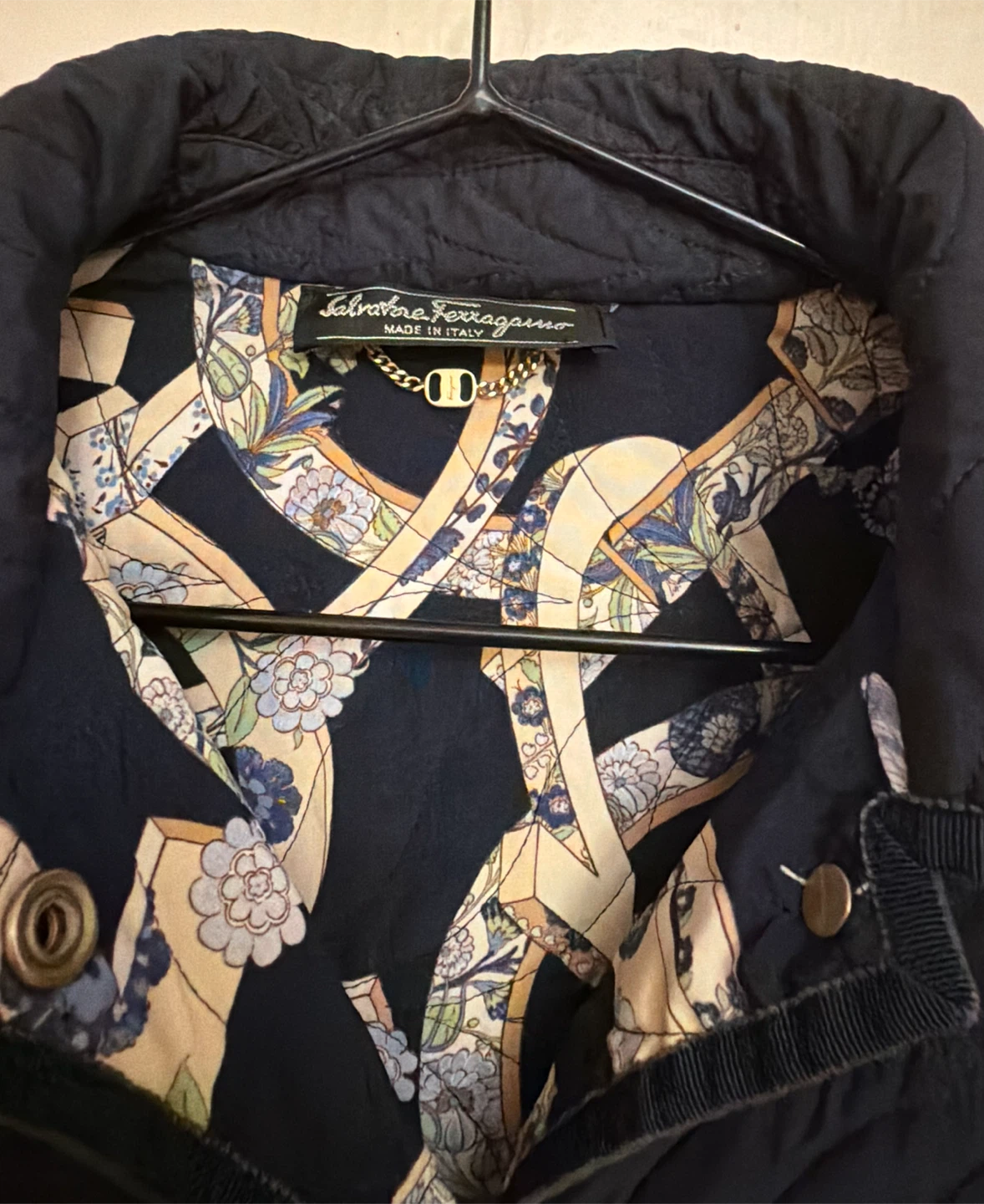 Salvatore Ferragamo Quilted Jacket vintage