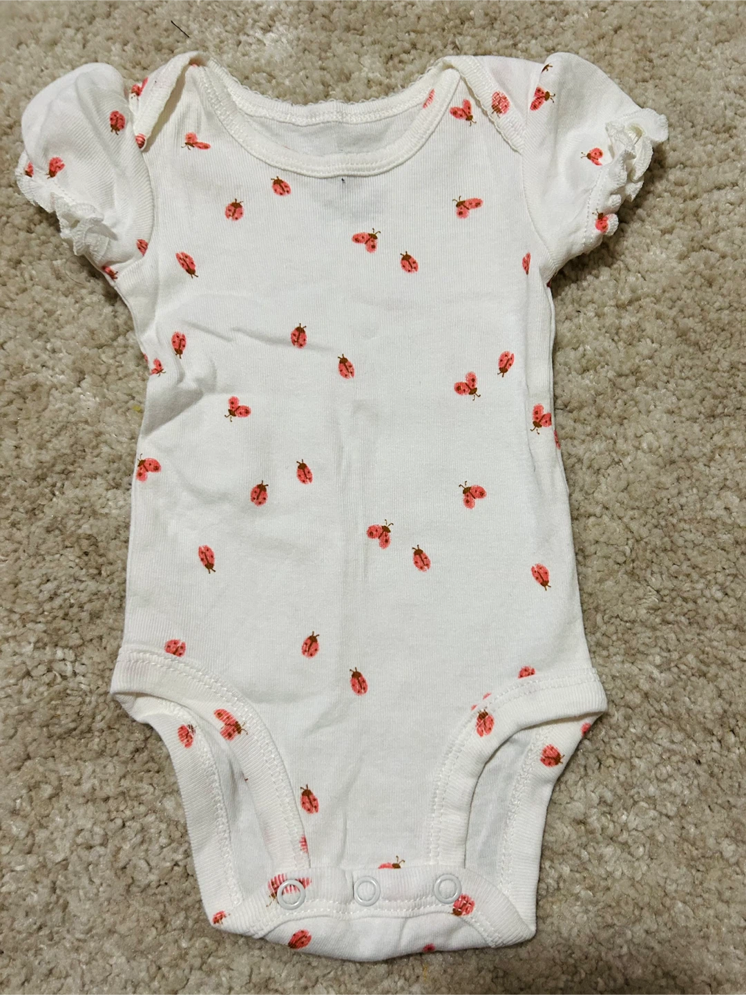 Carter's Newborn Ladybug Onesie