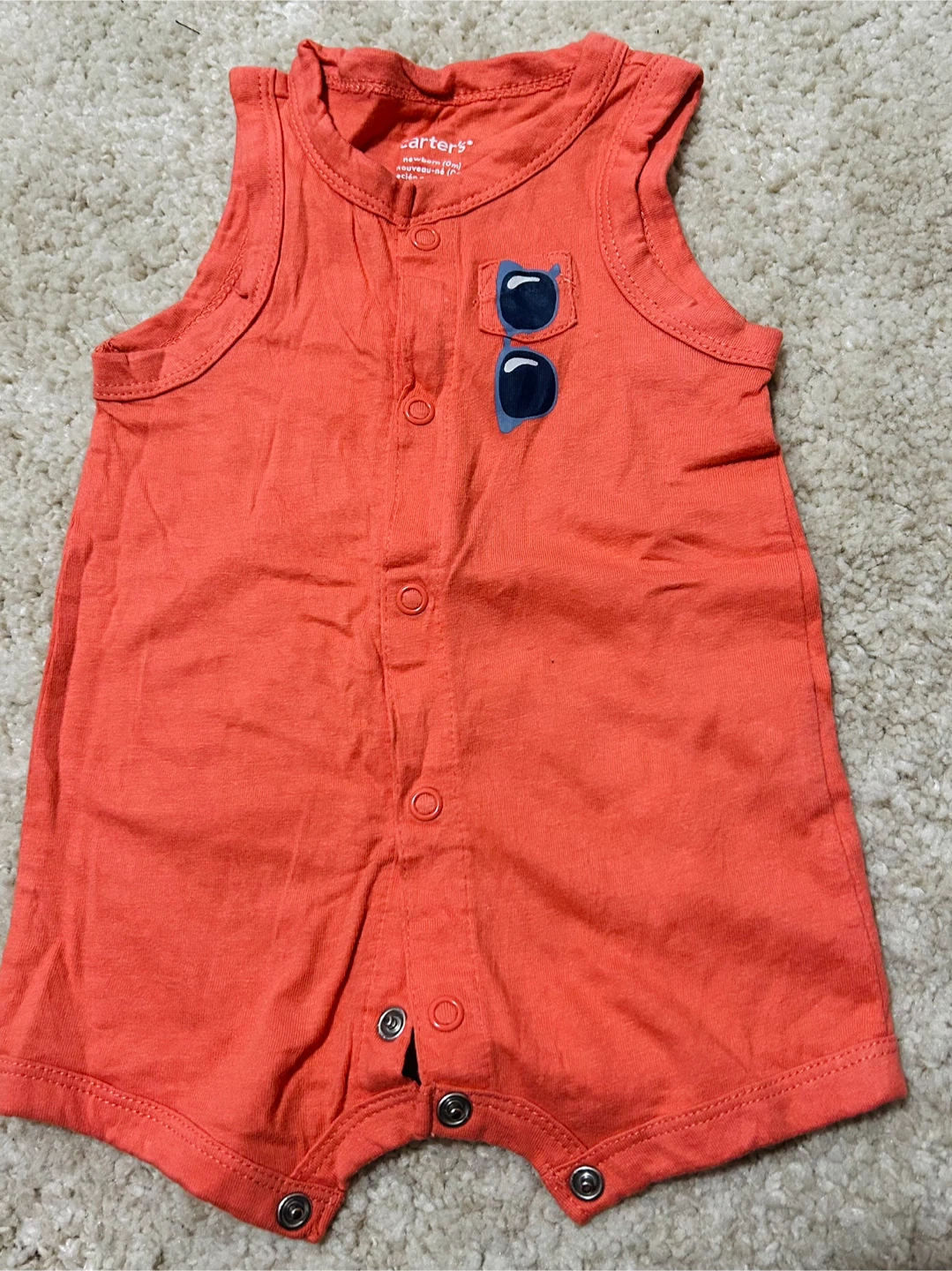 Carter's Newborn Sleeveless Romper