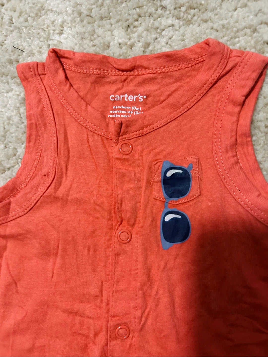 Carter's Newborn Sleeveless Romper - photo 2