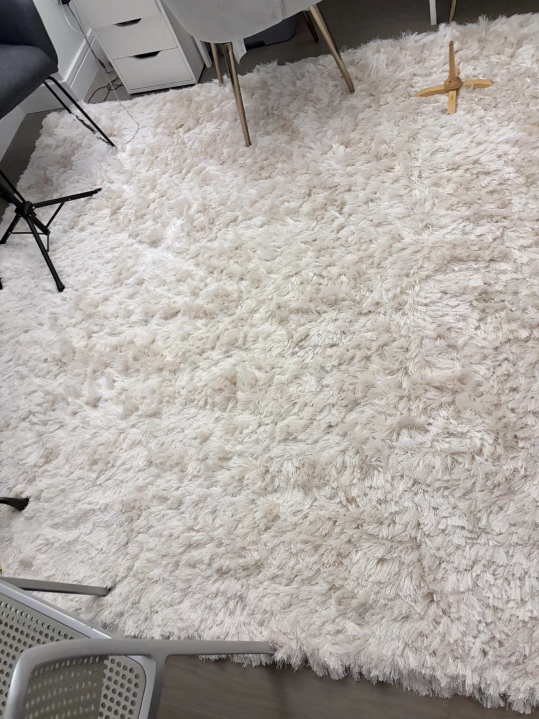 Cream Shag Area Rug - photo 3