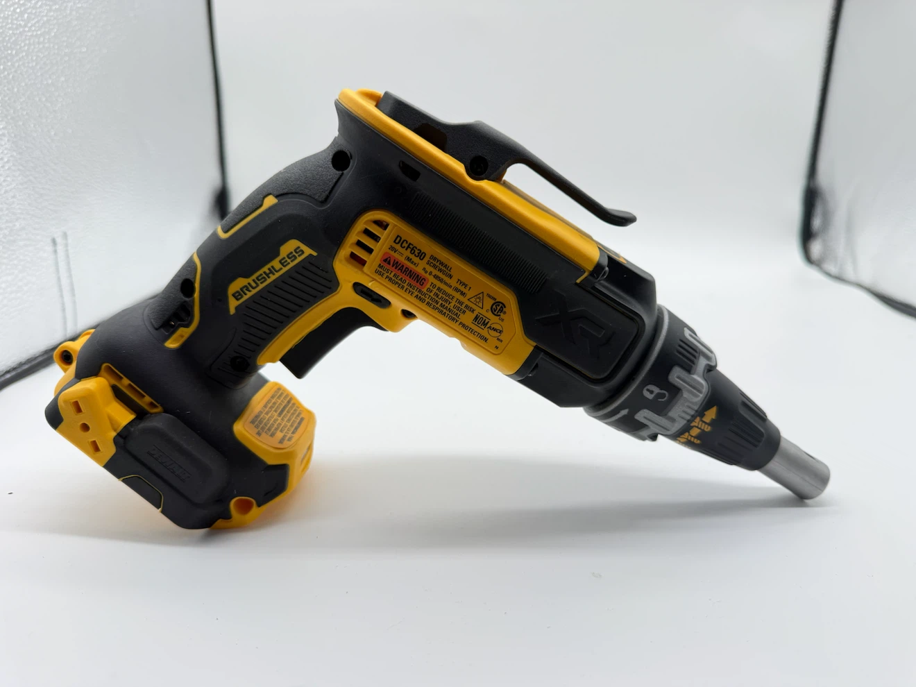 DEWALT 20V MAX XR Brushless Drywall Screwgun (Tool Only) DCF630 - photo 3