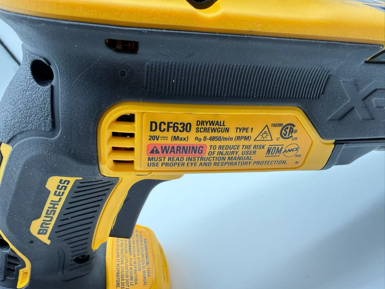 DEWALT 20V MAX XR Brushless Drywall Screwgun (Tool Only) DCF630 - photo 4